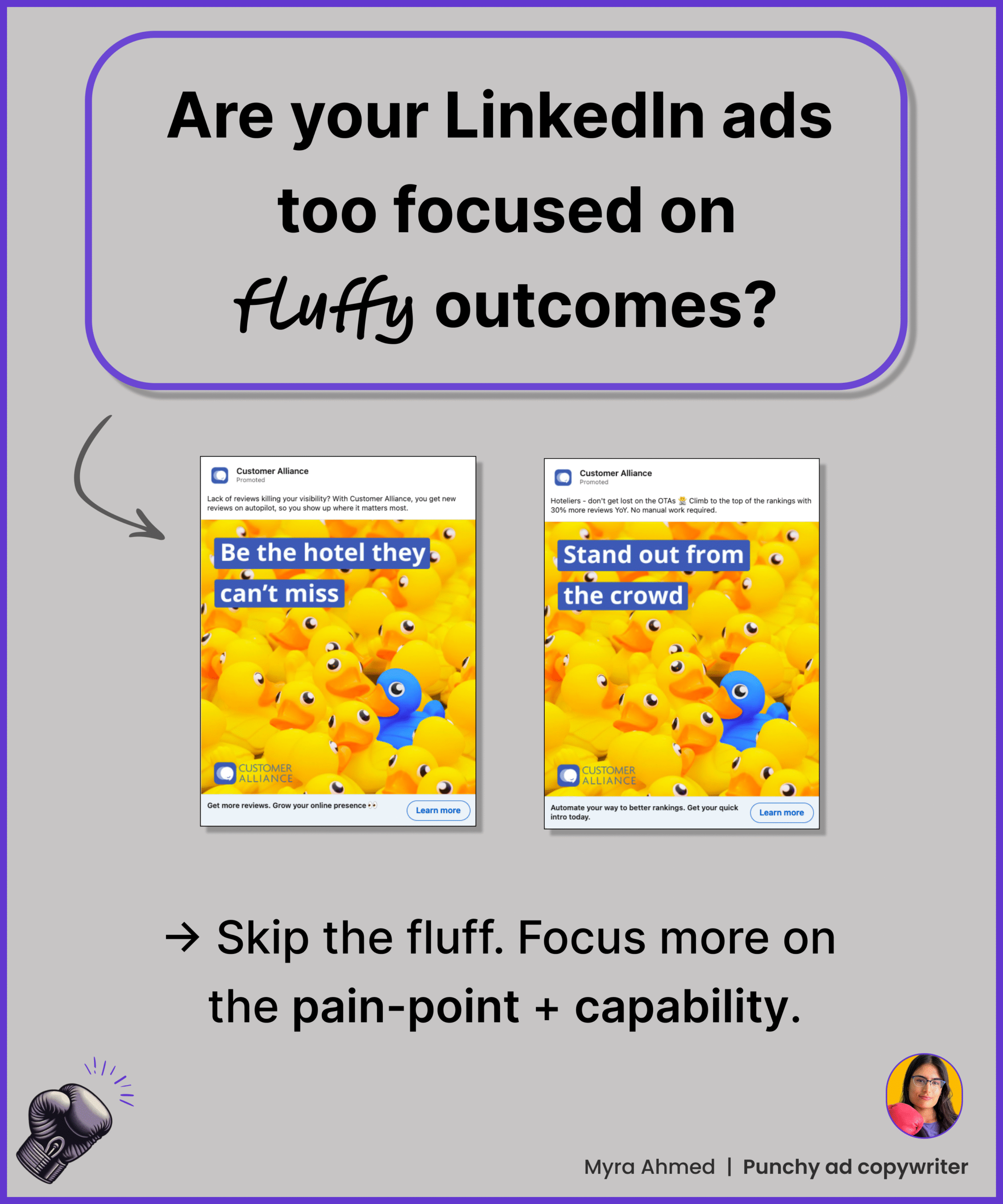 Business outcomes in LinkedIn ads Business outcomes in LinkedIn ads